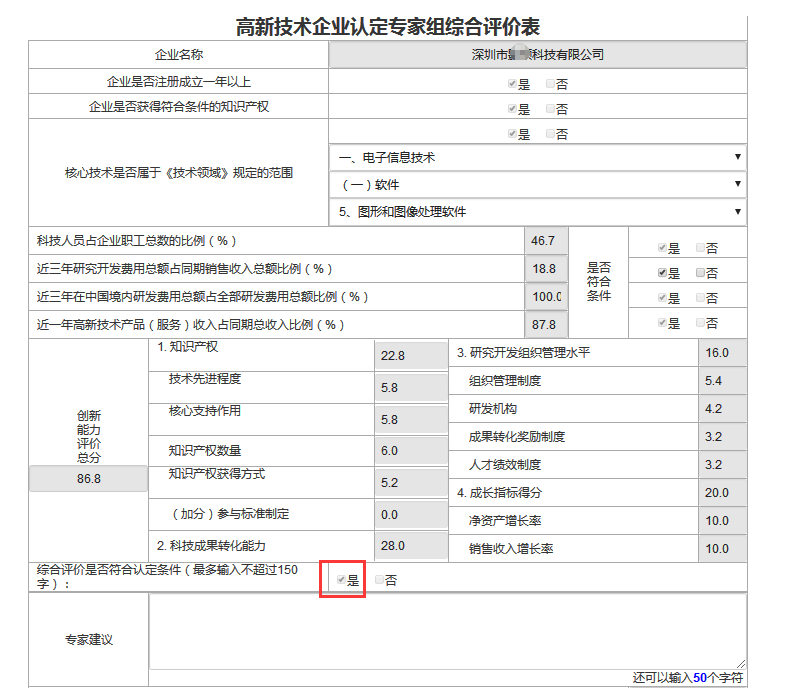 深圳高新企业申请条件